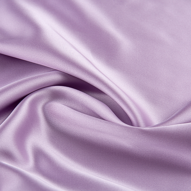 HY323 Dark Purple 180GSM vetülék elasztikus szatén Poliészter anyag ruhákhoz, ruhákhoz, felső kategóriás fehérneműhöz