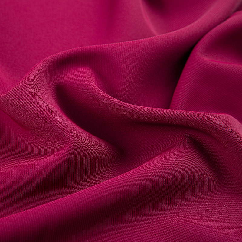 DS382 piros 272GSM Tompa matt szálas twill szövet, poliészter négyoldalas sztreccs, bőrbarát kendő, ránc- és kopásálló